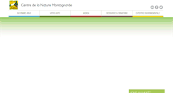 Desktop Screenshot of centrenaturemontagnarde.org