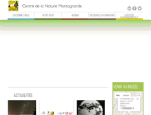 Tablet Screenshot of centrenaturemontagnarde.org